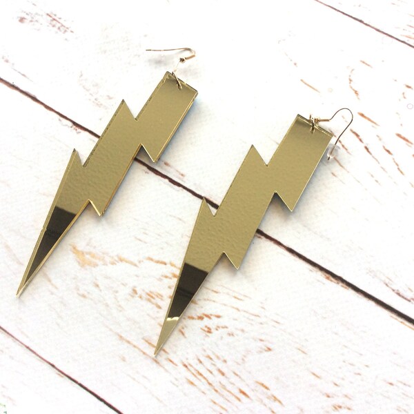 Lightning Earrings Etsy