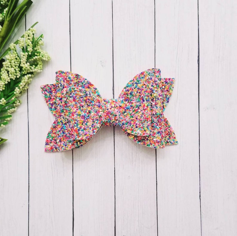 Carnival Glitter Bow