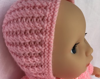 Baby Annabell Doll Bonnet Knitting Pattern (DK)