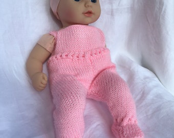 Baby Annabell Doll Leggings Knitting Pattern (DK) in English