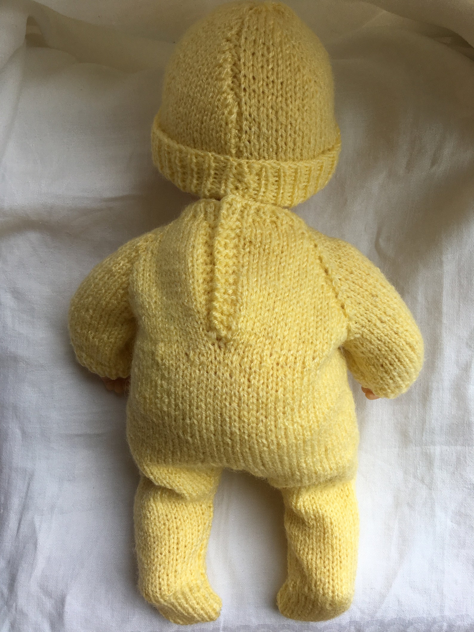 Baby Annabell Doll Sleepsuit Knitting Pattern DK Etsy
