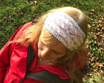 Cable Headband Knitting Pattern (DK) for n English