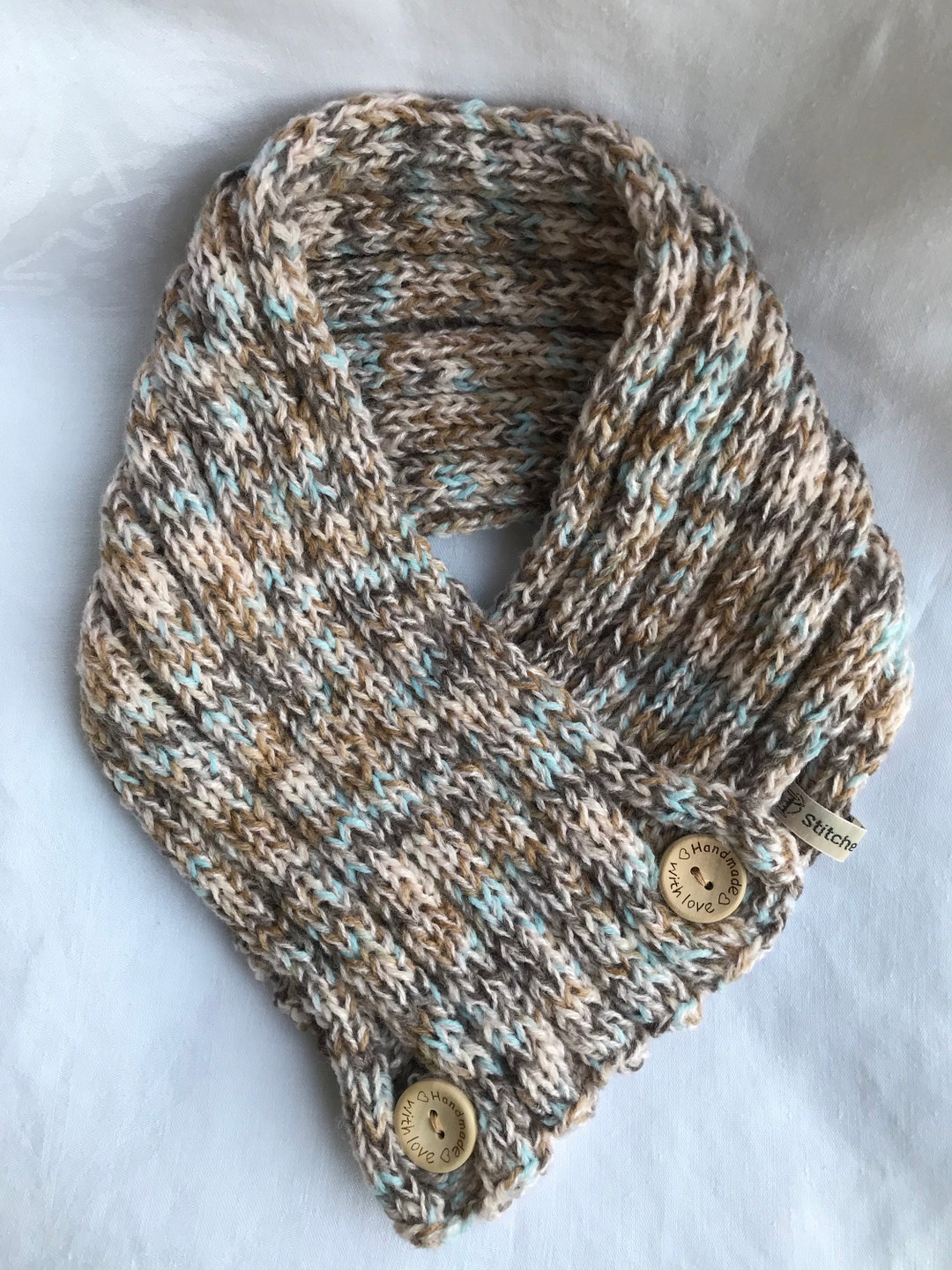 Ladies' Neck Warmer Knitting Pattern DK Etsy