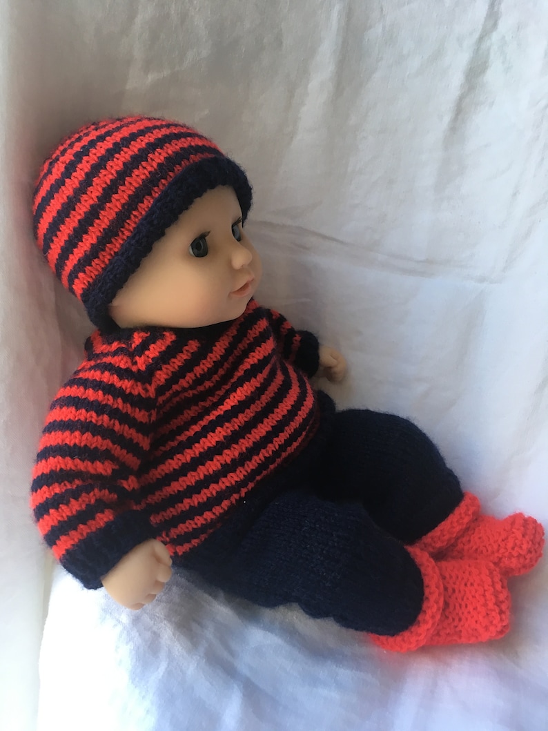 Baby Annabell Doll Trousers Knitting Pattern DK Etsy