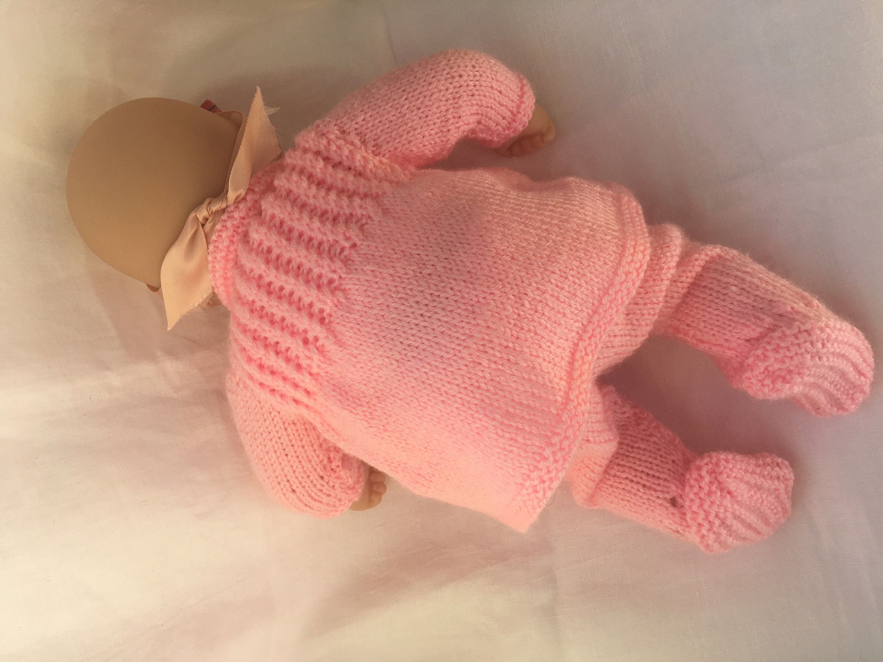 Baby Annabell Doll Matinee Coat Knitting Pattern DK Etsy UK