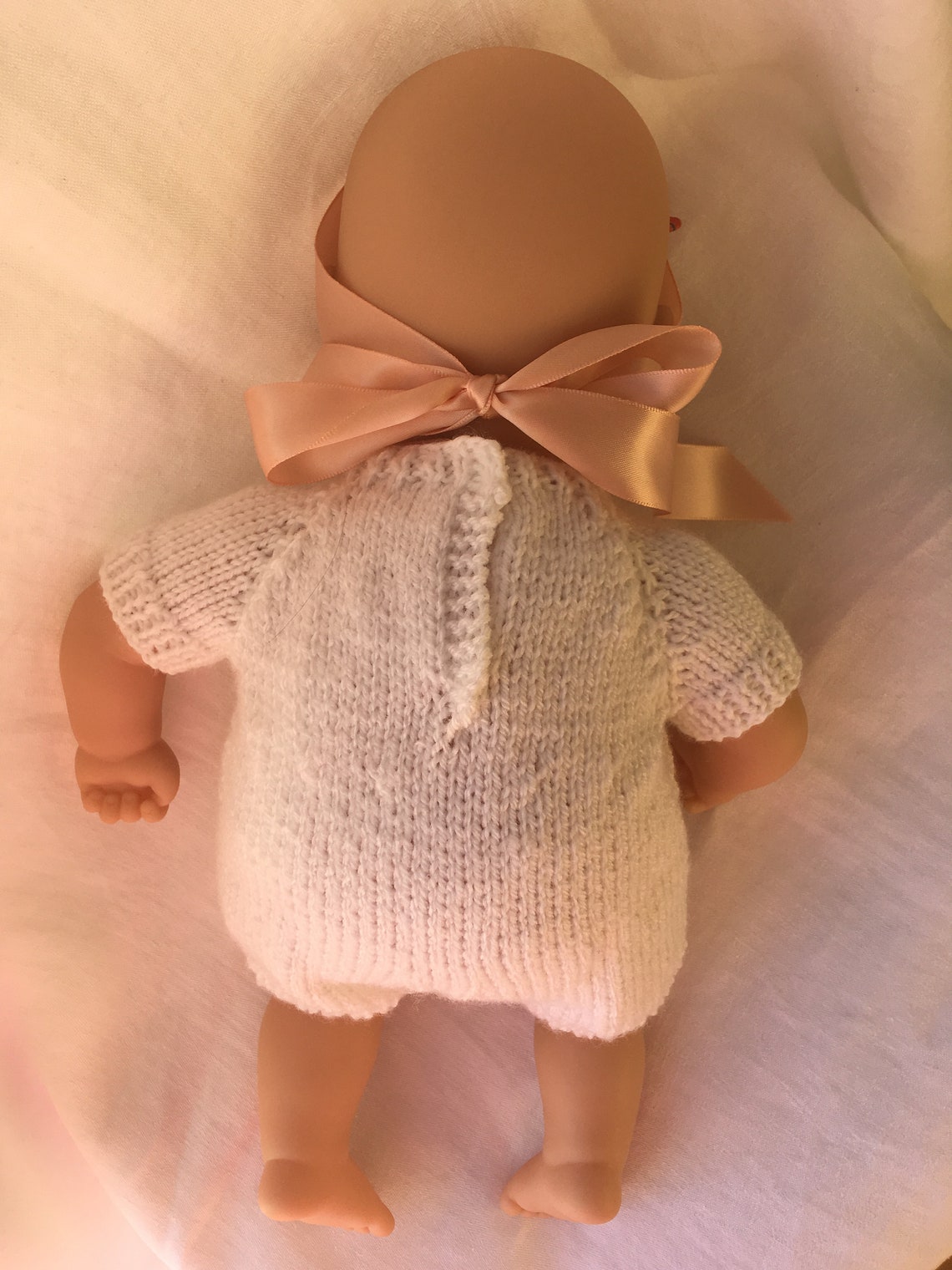 Baby Annabell Doll Romper Knitting Pattern DK Etsy UK