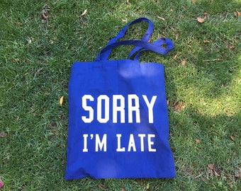 Lo siento soy finales bolsa reutilizable abarrotes bolsa por Fashionisgreat