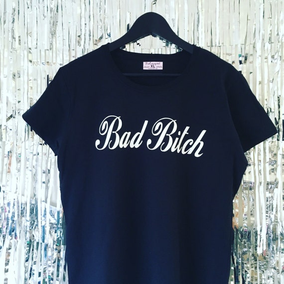 FASHIONISGREAT Womens Bad Bitch Sweatshirt