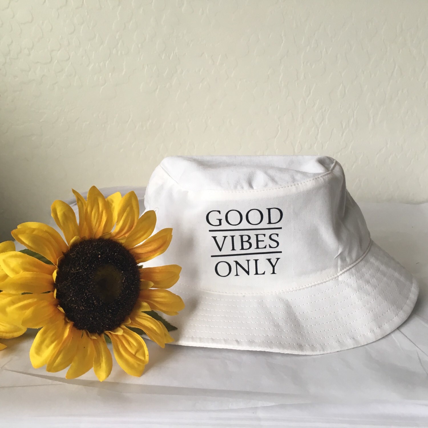 Good Vibes Only Bucket Hat by 