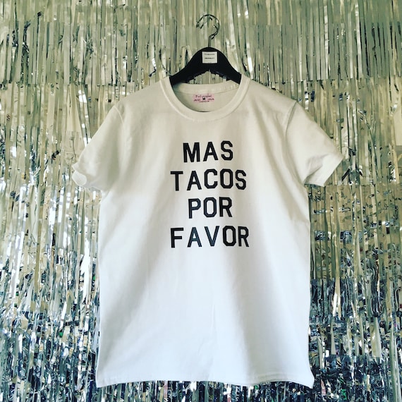 FASHIONISGREAT Mas Tacos Por Favor Pullover Hoodie Hoody