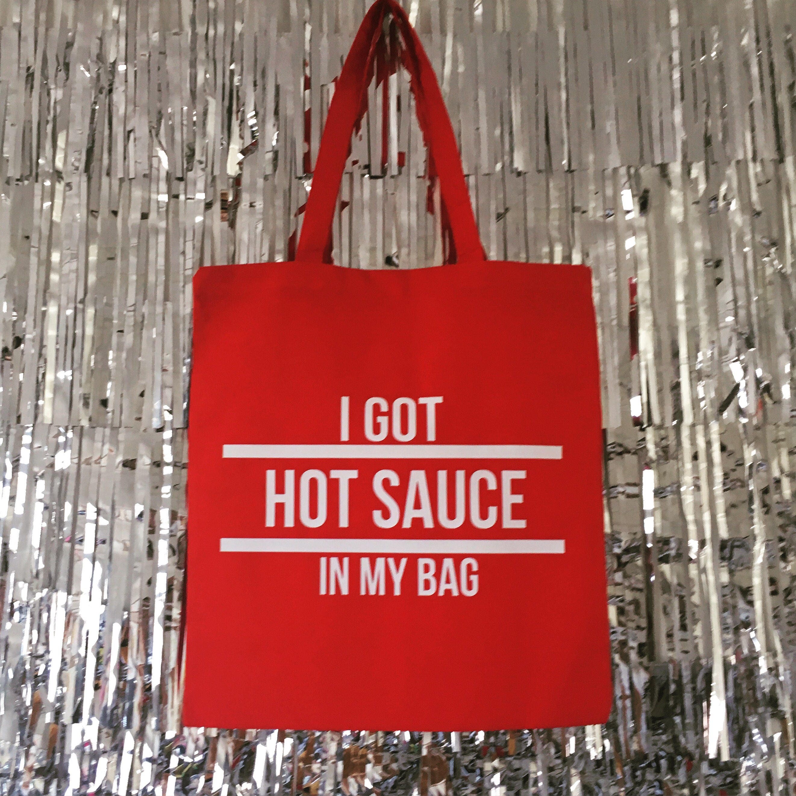 Hot Sauce In My Bag Swag Tote Bag by Fashionisgreat Etsy