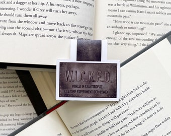 maze runner bookmark etsy