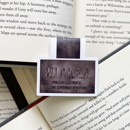 wicked magnetic bookmark inspired by the maze runner gift for etsy australia