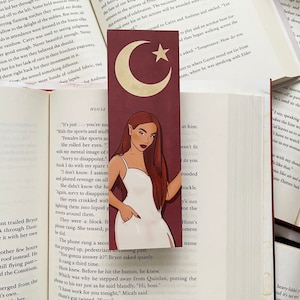 Bryce Quinlan bookmark, inspired by Crescent City by Sarah J Maas