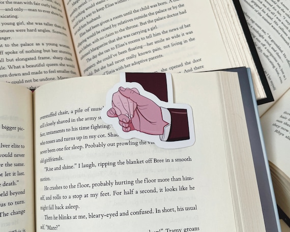 Pride and Prejudice Hand Scene magnetic bookmark