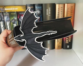 Dragon Bookmark | Fantasy Reader Gift | Bookish Bookmark | Book Lover Gift | Romantasy Bookmark | Dark Academia