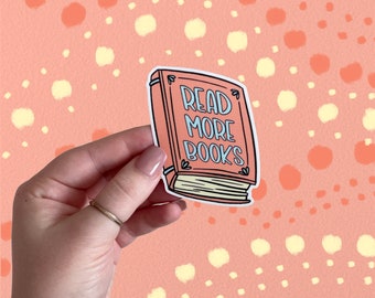 Leggi di più Books sticker, regalo per gli amanti dei libri, bookish sticker