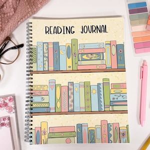 Reading Journal, the Perfect Journal for Readers, Track up to 50 Books and  Write Your Own Reviews, Great Gift for Readers 