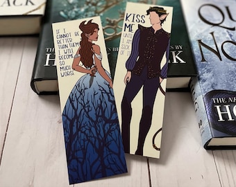 The Cruel Prince inspired bookmarks, Jude and Cardan bookmarks