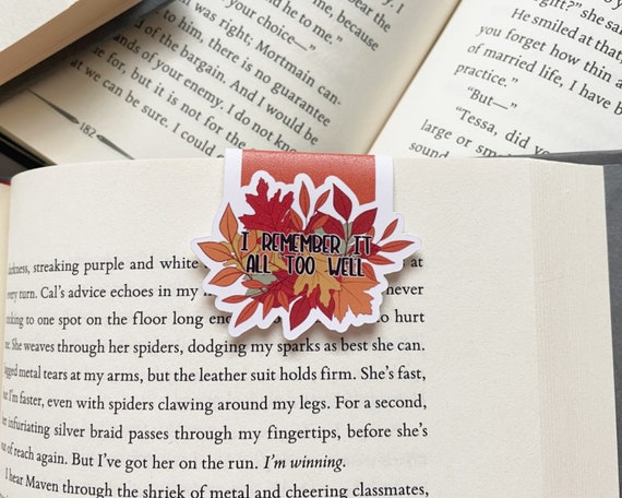 I Remember It All Too Well, Taylor Swift Red Magnetic Bookmark 