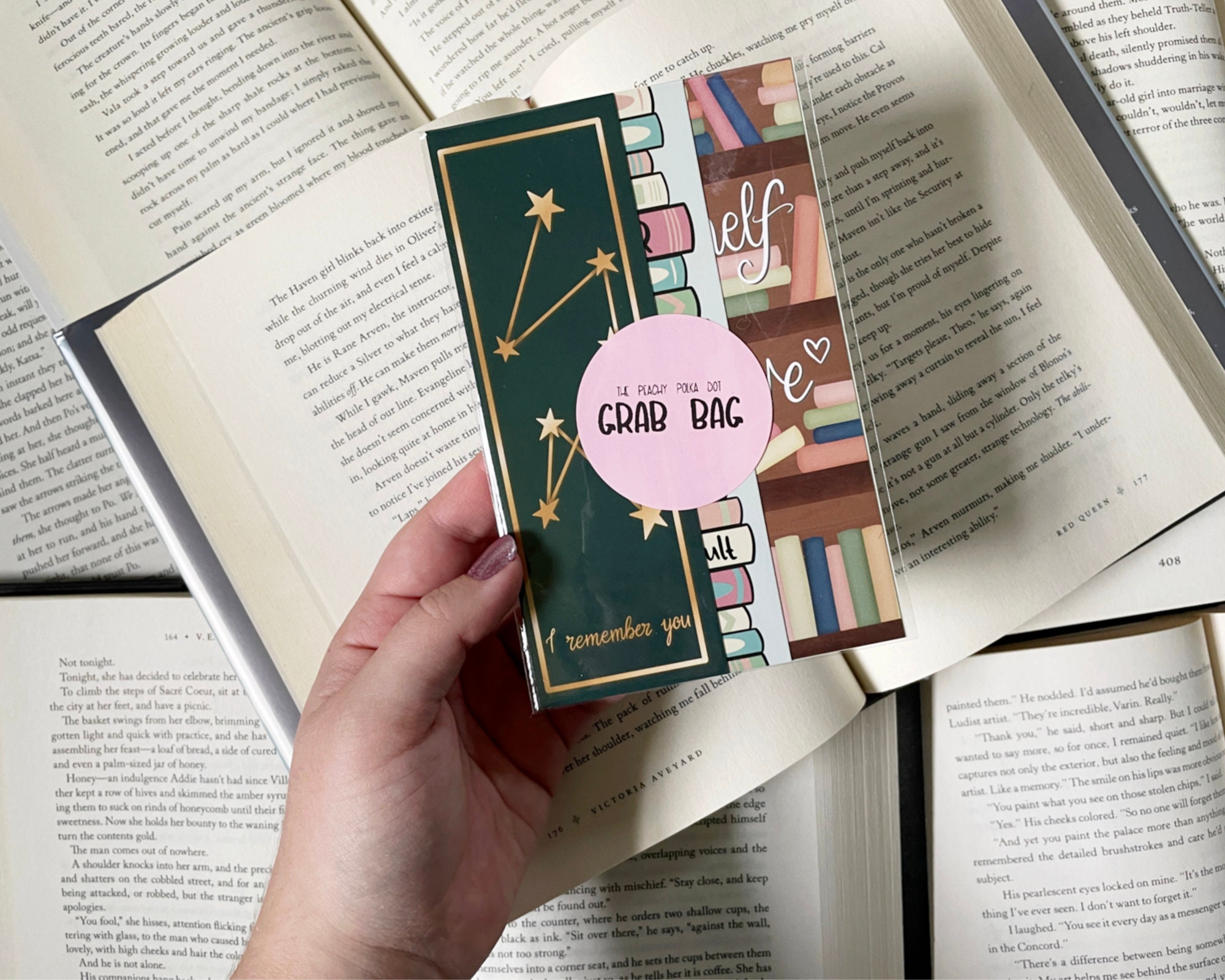 Misprint Grab Bag! This grab bag contains 5 misprinted bookmarks