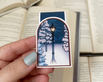 Narnia lamp magnetic bookmark