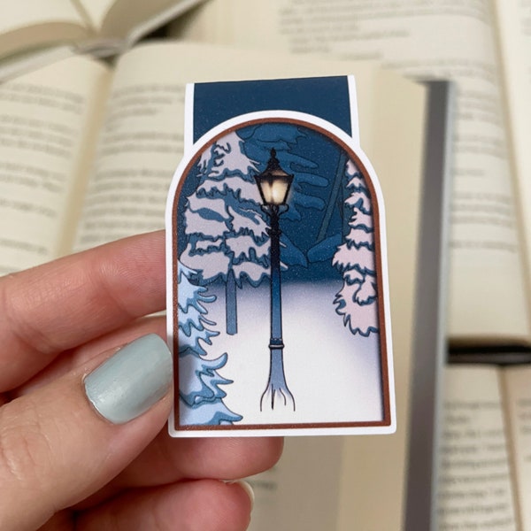 Narnia lamp magnetic bookmark