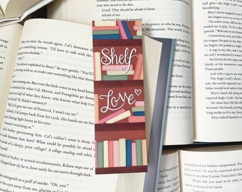 Segnalibro dell'amore scaffale, regalo per il nerd del libro