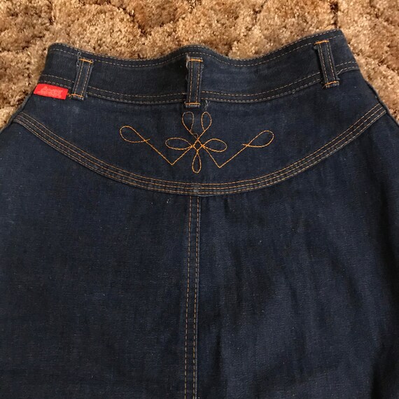 Vintage 80s Chemin De Fer High Waisted Dark Denim