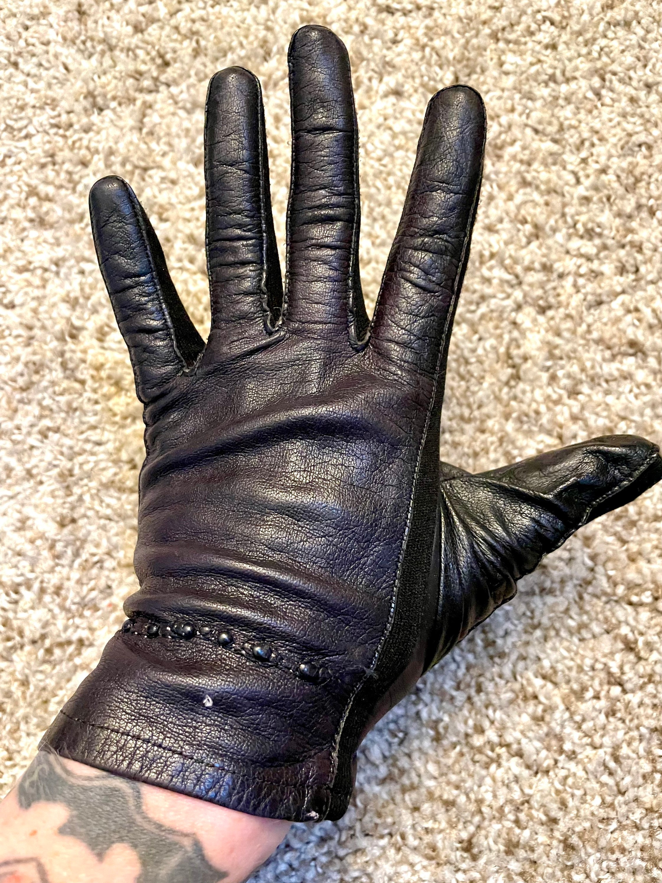 Thin Leather Gloves 