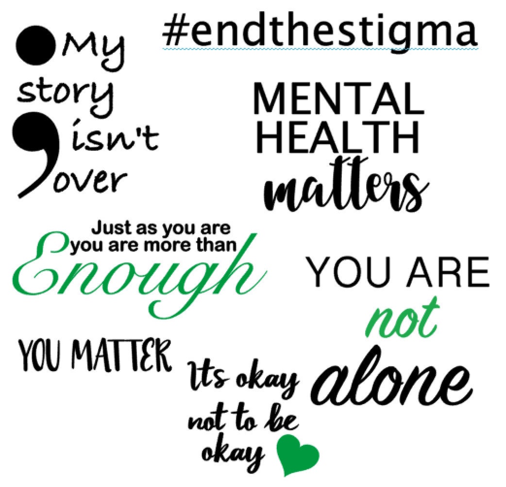 Mental Health Awareness SVG Bundle - Etsy