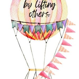 We rise by lifting others png