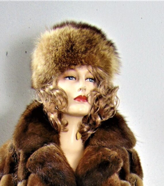 Vintage Russian Fur Womens Hat - Vintage Fur Apre'