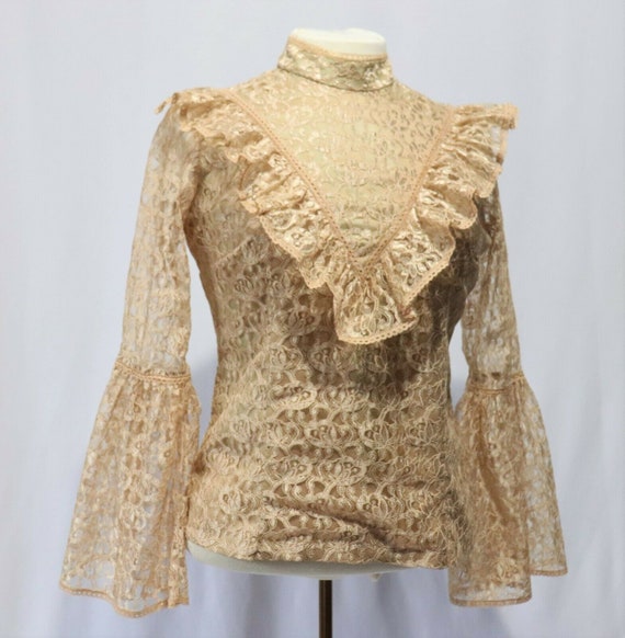 60's Gunne Sax Blouse - Gunne Sax STYLE- Victorian