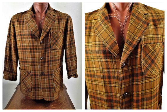 1960's Men's Pendleton Wool Camp Jacket - Pendleto
