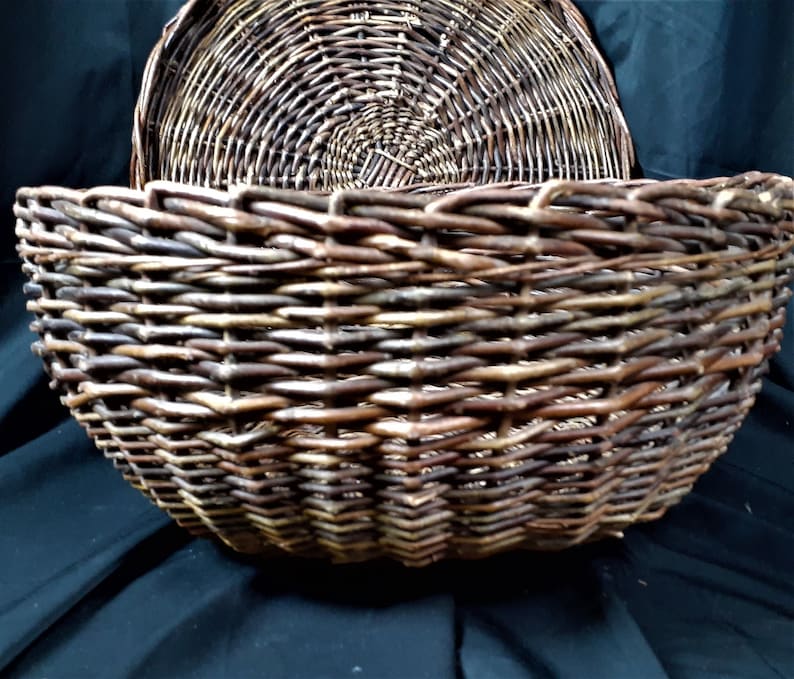 Large Willow Basket Tote at Kathleen Rosales blog