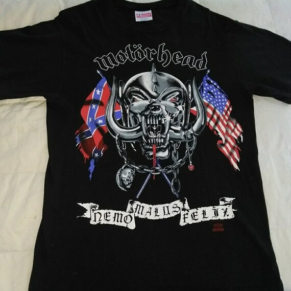 Vintage Motorhead Nemo Malus Felix 1991 tour shir… - image 2