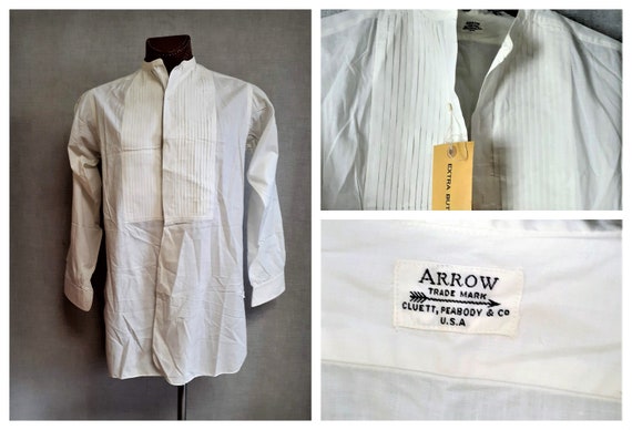 Edwardian Cluett Peabody Man's Shield Front Shirt