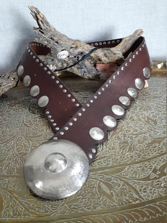Vng Custom Made Wide Scallop Moroccan Belt - Vinta
