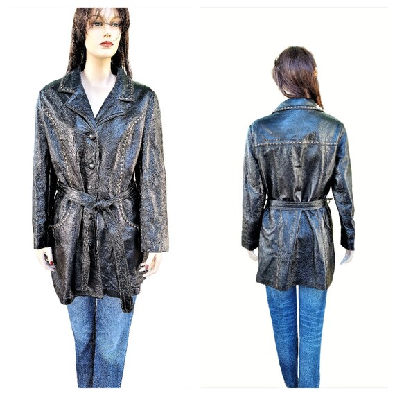 SALE - 50s Western Wear Women's Lambskin Jacket -… - image 2