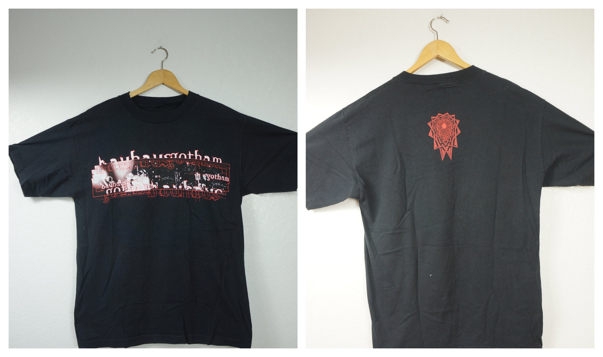 Discover Goth Tshirt - 1999 Bauhaus "Gotham"  Concert Tee Shirt