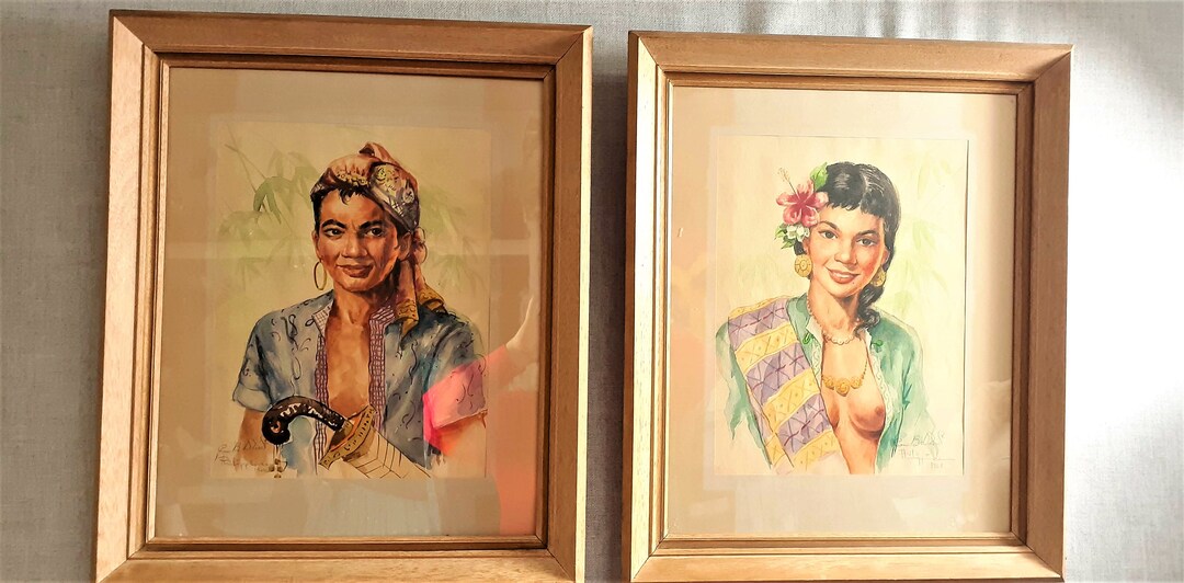 Ron SALE 60s Philippine Nude Art Jose B David Portraits