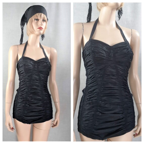 40's Jantzen Unworn Ruched Swimsuit VERY RARE - Ex