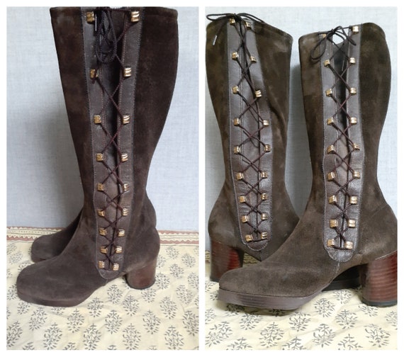AMAZING CONDITION Vng Penny Lane TallBoots - VTG L