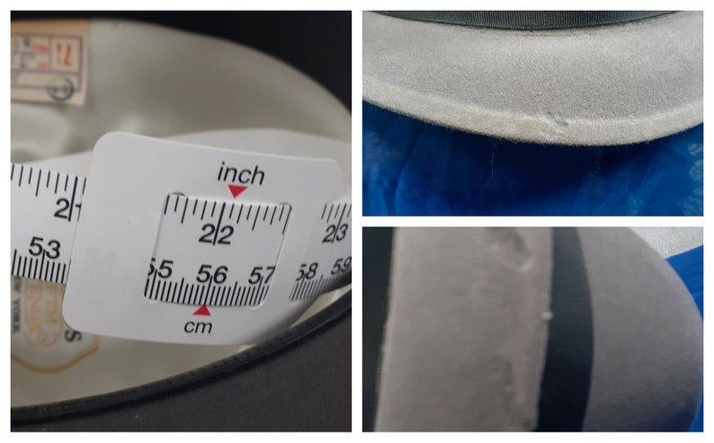 CLEARANCE 50/'s Grey Wool Fedora 1950s Men/'s Dobbs Fedora Vintage Wool Fedora 22 18 Crown Antique Fedora Hat