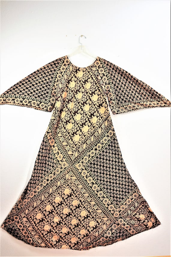 Bohemian Batik Caftan - Kaiser Block Print Angel S