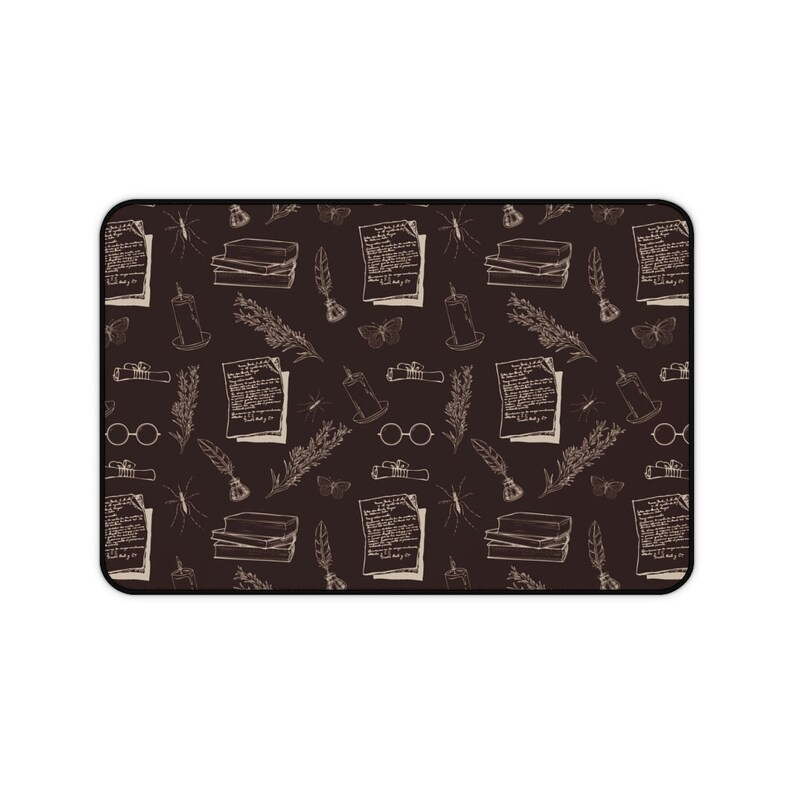 Dark Academia Aesthetic Desk Mat Witcher Desk Accessories - Etsy