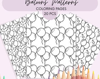 Entspannender Stressabbau Malseiten für Erwachsene und Kinder | Kunsttherapie PDF druckbare Muster