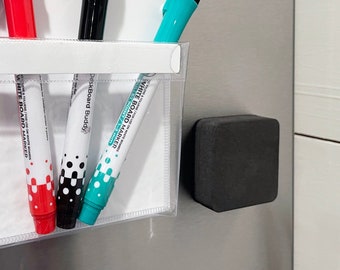 Magnetic Dry Erase Erasers, Magnetic Whiteboard Dry Eraser, Black Erasers for Dry-Erase Boards and Organizers