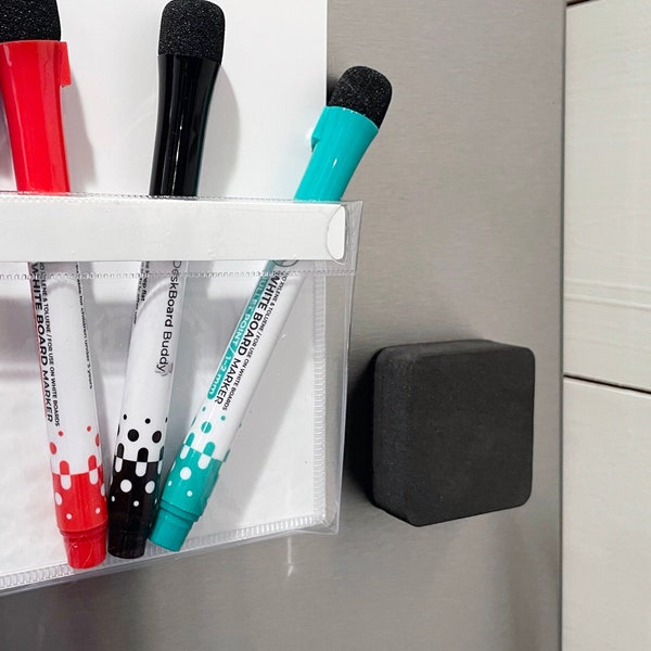 Magnetic Dry Erase Erasers, Magnetic Whiteboard Dry Eraser, Black Erasers for Dry-Erase Boards and Organizers
